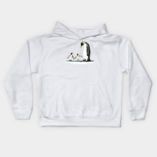 Three Penguin Kids Hoodie